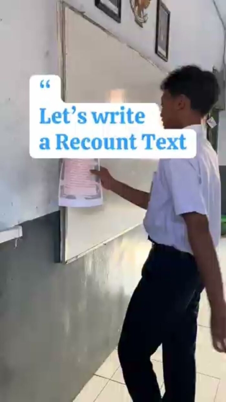 Video Pembelajaran Bahasa Inggris: Recount Text