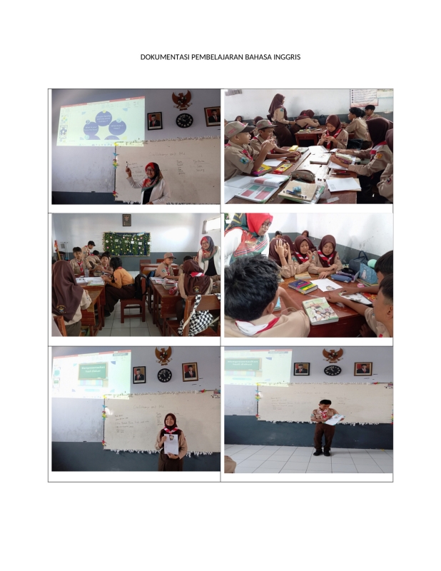 Dokumentasi Pembelajaran Bahasa Inggris