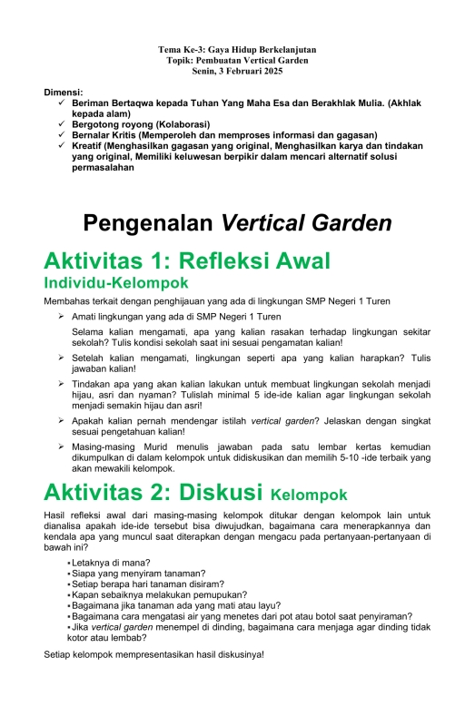 LKPD 83.1: Pengenalan Vertical Garden