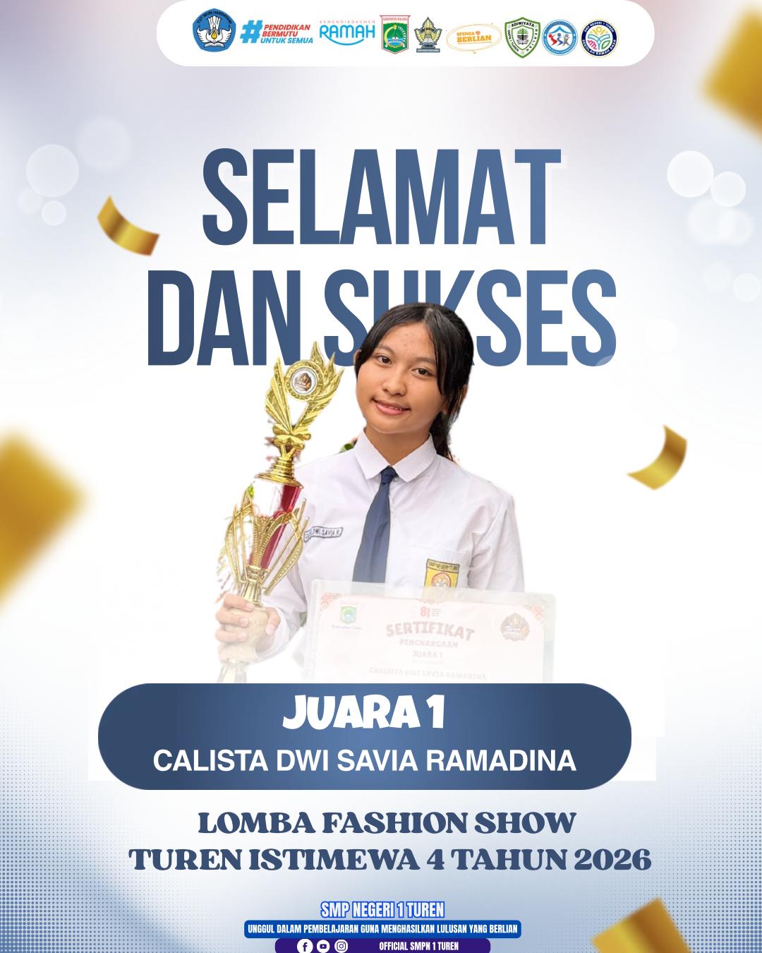Fashion Show Tingkat SMP/SMA Expo Turen 2026