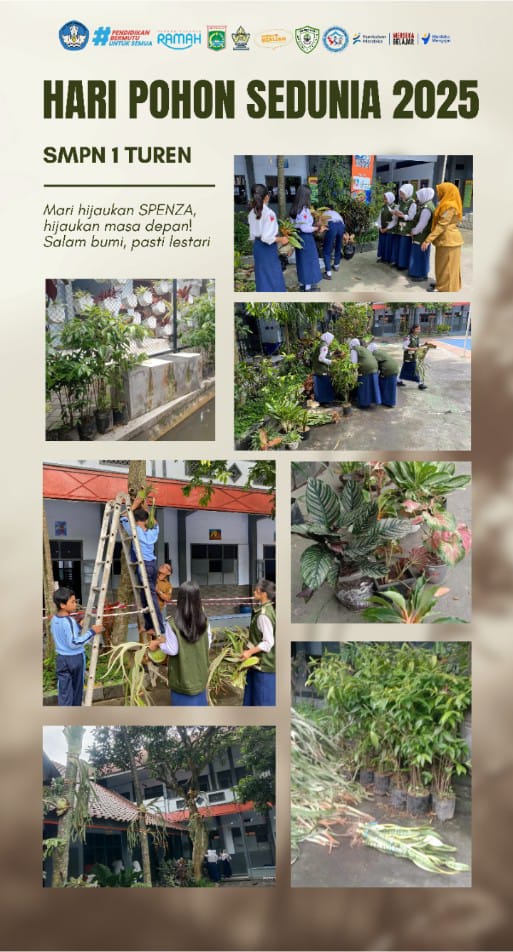 Peringatan Hari Bumi 2025 SMP Negeri 1 Turen